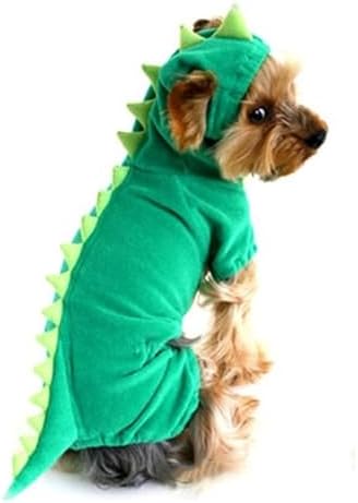 NACOCO Dog Dinosaur Design Costume Green Pet Clothes for Medium & Large Dog (Green, L) - Image 2