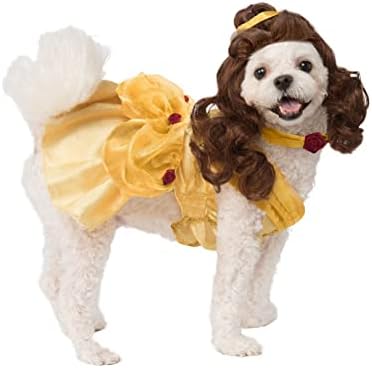 Rubies Disney Princesses: Belle Pet Costume for Dogs or Cats, Medium by Rubies