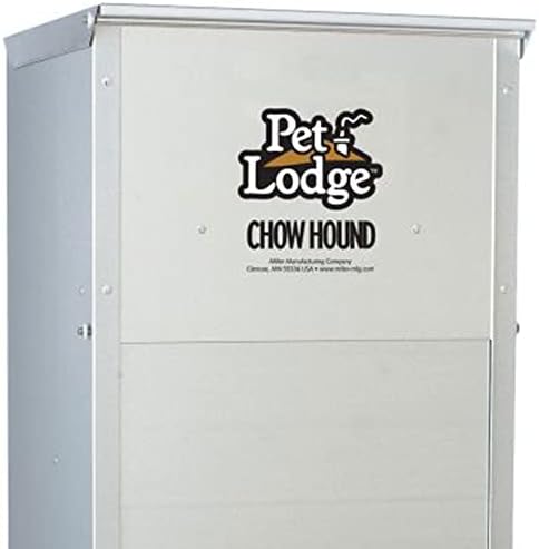 Little Giant Chow Hound 25-Lb Dog Feeder + 13-Qt Ever Full Water Bowl