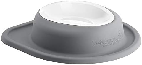 WeatherTech Single Low Pet Feeding System w/Plastic Dog/Cat Bowls - 32 oz (4 Cups) Dark Grey (PSL3203DG)