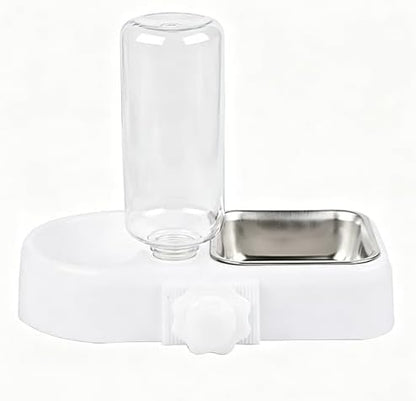 Hanging Dog Bowls, Cage Automatic Cat Food and Water Bowl Set