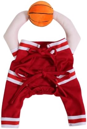 Dog Basketball Player Costume, Pet Halloween Costume Adjustable Funny Cosplay Sports Outfit Cosplay Clothes for Small Medium Dog - Image 6