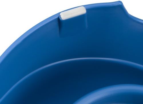Ferplast Food or Water Dispenser for Dogs and Cats AZIMUT 1500 Pet Dispenser 1, 5 Liter Dry Food Feeder Water Feeder, Sturdy Plastic, Non-Slip Bottom, 16,5 x 25 x h 24,5 cm Blue