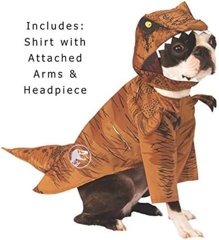 Jurassic World: T-Rex Pet Costume for for Dogs or Cats by Rubies, XL - Image 4