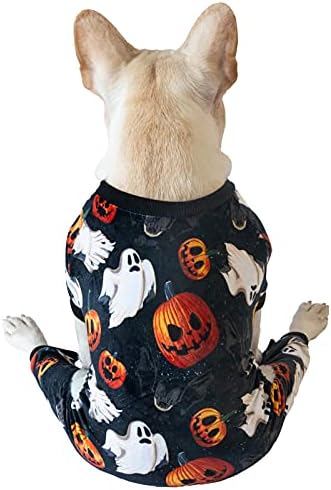 CuteBone Halloween Dog Pajamas Fleece Puppy Onesie Winter Cat Jammies Keep Your Pet Warm in The Cold Weather P166XL - Image 3