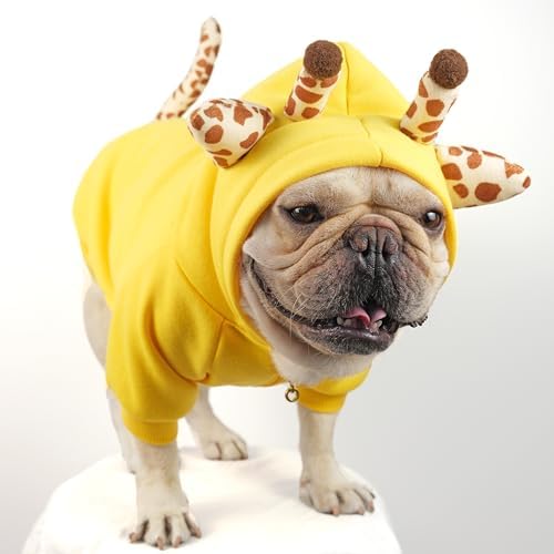 Halloween Dog Giraffe Costume Frenchie Clothes - Image 3