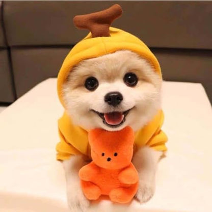 Pet Clothing Dog Transformation Shaped Hoodie (Yellow Banana,XL) - Image 5
