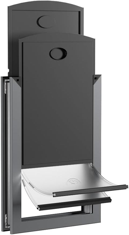 Rescumascer Extra Large Dog Door for Door, XL Dog Door with Aluminum Frame, Pet Door for Dogs up to 220lbs
