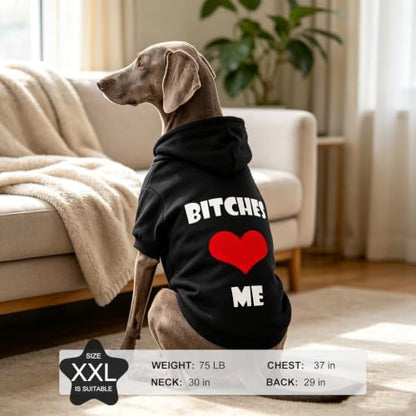 EXPAWLORER Dog Hoodies for Small Medium Large Dogs,Black XL/XXL - Image 7