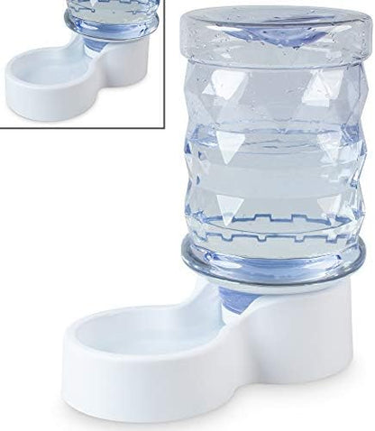 PetFusion H2O Gravity Pet Water Dispenser, 2.5 Gallon, Transparent