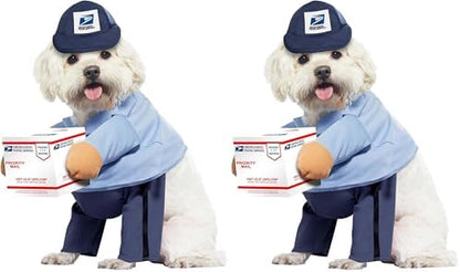 Dog Mail Carrier Costume USPS Large Blue (Pack of 2) by CaliforniaCostumeCollections