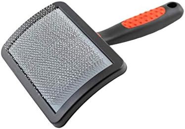 Paw Brothers Soft Pin Curved Slicker Brush for Dogs, Coated Tips, Maximum Coverage, Gentle on Skin, Large by ryanspetsupplies