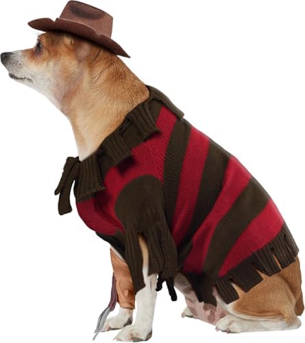 Rubies at Party City A Nightmare on Elm Street: Freddy Krueger Pet Costume for Dogs or Cats, Large - Image 4