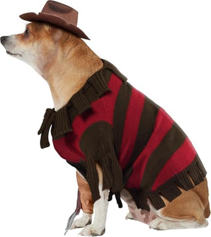 Rubies at Party City A Nightmare on Elm Street: Freddy Krueger Pet Costume for Dogs or Cats, Large - Image 4