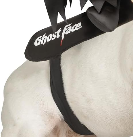Fun World unisex Ghost Face Rider Pet Vest Costume - Image 5