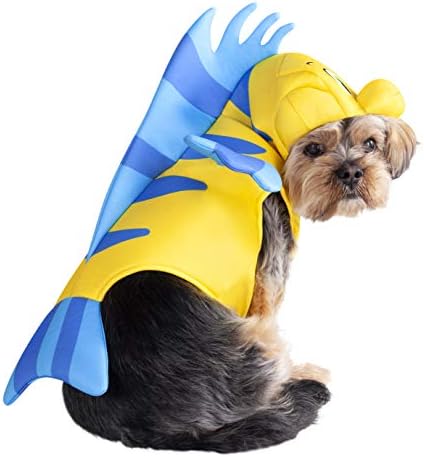 Rubies at Party City Disney Little Mermaid: Flounder Pet Costume for for Dogs or Cats, XL - Image 3