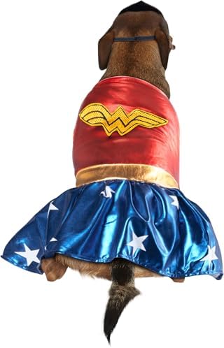 DC Comics: Wonder Woman Pet Costume for For Dogs or Cats by Rubies, Small - Image 5
