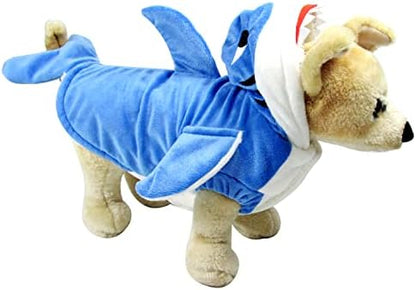 Yoption Halloween Dog Shark Costume, Warm Pet Hoodie Outfit, XXXL - Image 4