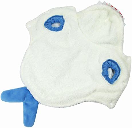Yoption Halloween Dog Shark Costume, Warm Pet Hoodie Outfit, L - Image 4