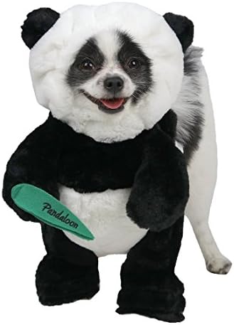 Pandaloon Dog Halloween Costume - As Seen on Shark Tank - Patented - Funny Costume with Arms for Small and Medium Dogs and Cats (Panda, Size 1(13-14 in Height at TOP of Head,Girth<16 in)) by Pandaloon