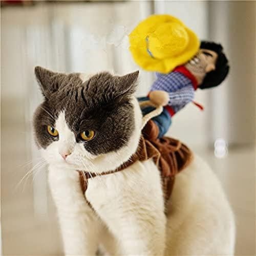 Idepet Halloween Cowboy Dog Costume Cosplay Apparel Riders Clothing - Image 3