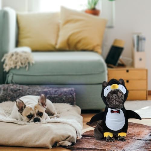 HOTUMN Dog Penguin Halloween Costume - Cute and Funny Pet Costume Soft Dog Cosplay Outfits Halloween Christmas Party Dog Clothes for Medium Pets(Large) - Image 4