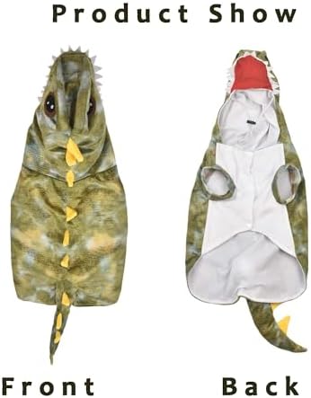 Halloween Large Dog Dinosaur Costume T-Rex Dino Outfit,8XL - Image 7