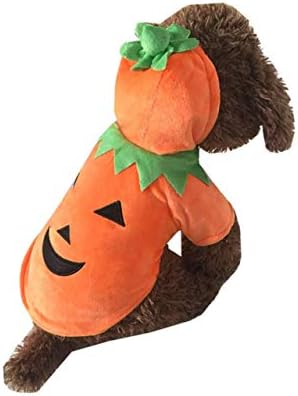 Dog Cat Halloween Pumpkin Costume,Pet Cosplay Costumes,Puppy Warm Outfits - Image 4