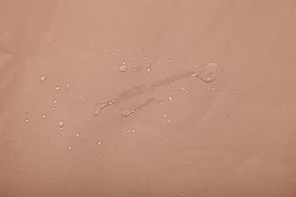 Dog Bed Cover – Waterproof Cover for Dog Bed – Heavy Duty, Machine Washable Zippered Liner – Durable, USA-Made Fabric for Pets – Ideal Pet Bedding Protector for Accidents and Messes - Large (Tan)