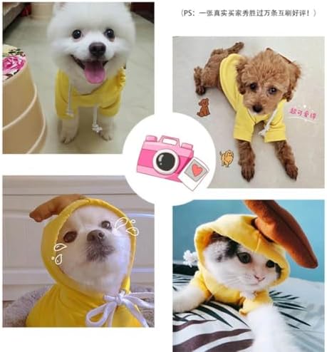 Pet Clothing Dog Transformation Shaped Hoodie (Yellow Banana,XL) - Image 4