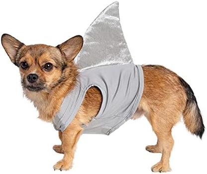 Pet Krewe Small Dog Shark Costume | Pet Costume for Dogs 1st Birthday, National Cat Day & Celebrations | Halloween Outfit for Small and Large Cats & Dogs by PetKreweUnleashtheParade