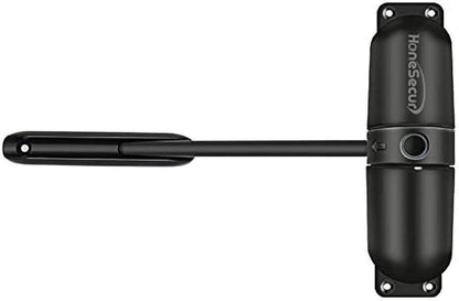 Safety Spring Door Closers, Adjustable Closing Hinge, Automatic Stopper Fire Rated, Convert Hinged Doors to Self Closing - Black