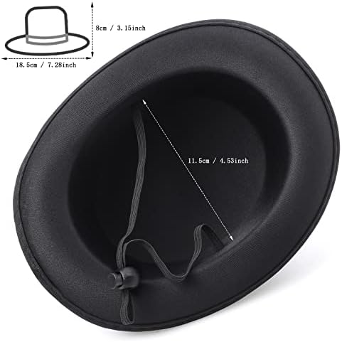 Yewong 2-Piece Pet Formal Accessories Set - Top Hat with Formal Necktie/Bowtie for Dog & Cat (Blue Bowtie Collar) - One Size - Image 5