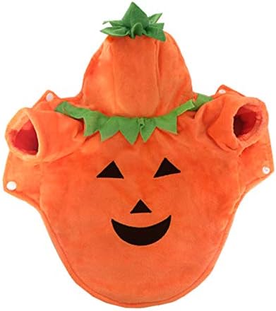Dog Cat Halloween Pumpkin Costume,Pet Cosplay Costumes,Puppy Warm Outfits - Image 2