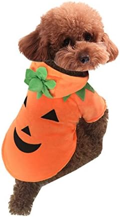 Dog Cat Halloween Pumpkin Costume,Pet Cosplay Costumes,Puppy Warm Outfits - Image 6