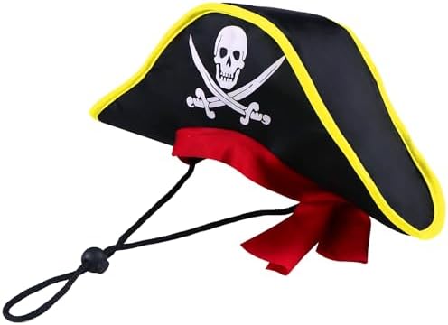 GOYOSWA Dog Pirate Costume, Dog Halloween Costumes Pirate Hat and Bandana Set Holiday Outfit Clothes for Small Medium Large Dogs Pets (Style B, Large) - Image 6