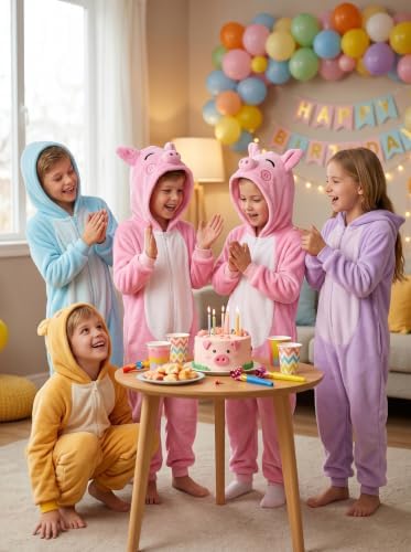 Kids Animal Onesie Pajamas Boys Girls Animal Onesie Costume for Halloween Christmas Costume - Image 4