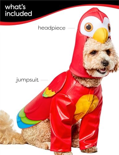 Rubies Parrot Pet Costume for Dogs or Cats, Small - Image 3