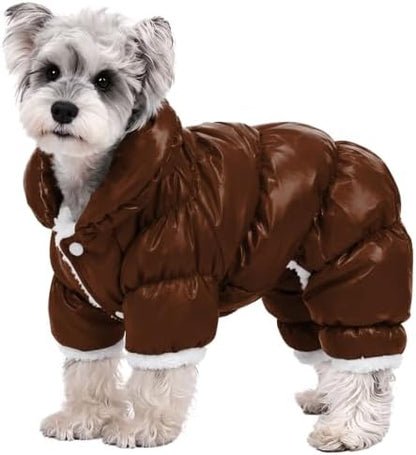 AOFITEE Dog Winter Coat Waterproof Dog Jacket Warm Fullbody Dogs Snowsuit by AOFITEE
