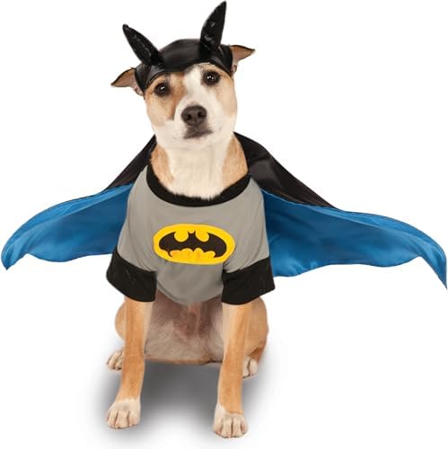 DC Comics Superheroes: Batman Pet Costume for Dogs or Cats by Rubies, XXXL by Rubies