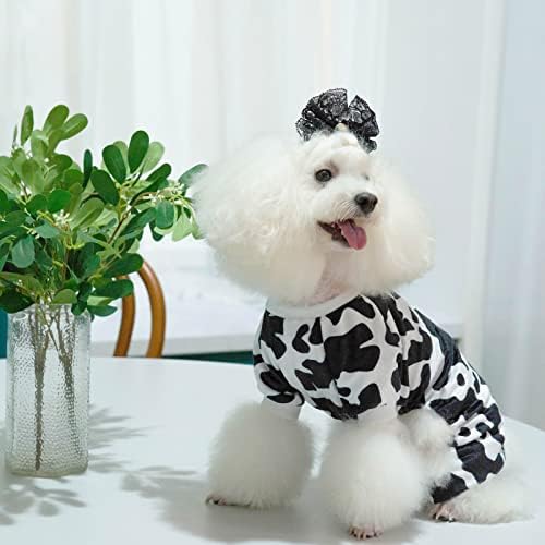CuteBone Dog Pajamas Costumes Fleece Pet Clothes Puppy Onesie Winter Holiday Cute Cat Jammies Keep Your Pet Warm in the Cold Weather P222L - Image 4