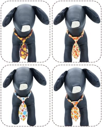 PET SHOW 10 Pack Thanksgiving Dog Ties Neckties for Medium Dogs - Image 4