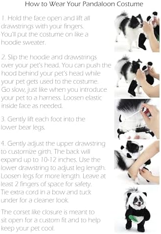 Pandaloon Dog Halloween Costume - As Seen on Shark Tank - Patented - Funny Costume with Arms for Small and Medium Dogs and Cats (Bunny, Size 4(20-23 in Height at TOP of Head,Girth<27 in)) - Image 4
