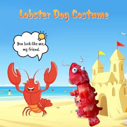 Lobster Dog Costume Dog Halloween Costume Cat Apparel Dogs Cosplay Costume - Image 4