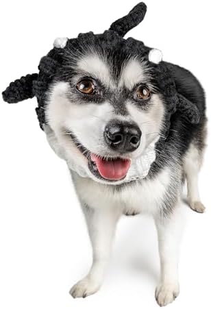 Zoo Snoods Orca Costume - Warm Knit Dog Snood Wrap for Pets, Neck Ear Cover Protection, Halloween Winter (Medium) - Image 2