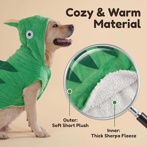 Halloween Chameleon Dog Costume Funny Pet Cat Clothes Outfits,3XL - Image 5