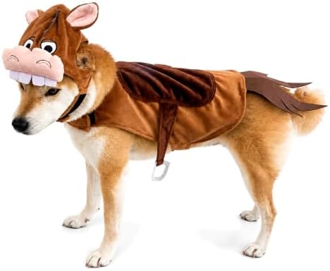 ComfyCamper Dog Horse Cape Headpiece Cape Set Cosplay Halloween Costume, L - Image 3