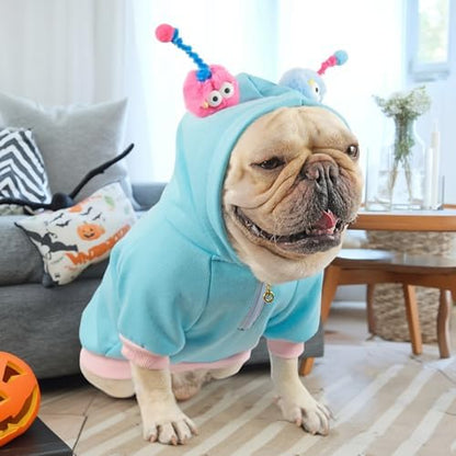 Funny Halloween Dog Costume French Bulldog Sweater - Image 5