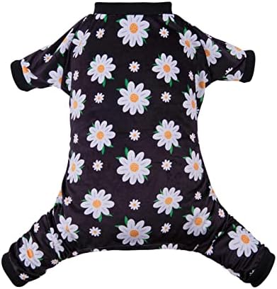 CuteBone Small Dogs Outfit Soft Puppy Onesies Pjs Dog Pajamas Pet Coat Cat Apparel Comfy Doggie Jumpsuit Bodysuit for All Seasons P221S by CuteBone
