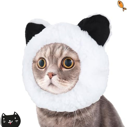 Weewooday 5 Pcs Cat Hat, Panda, Rabbit, Bee, Strawberry, Flower - Image 7